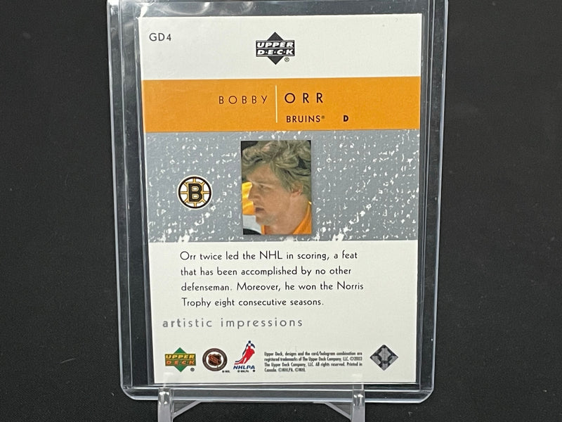 2003 UPPER DECK MVP - ARTISTIC IMPRESSIONS  - GREAT DEPICTIONS - B. ORR -