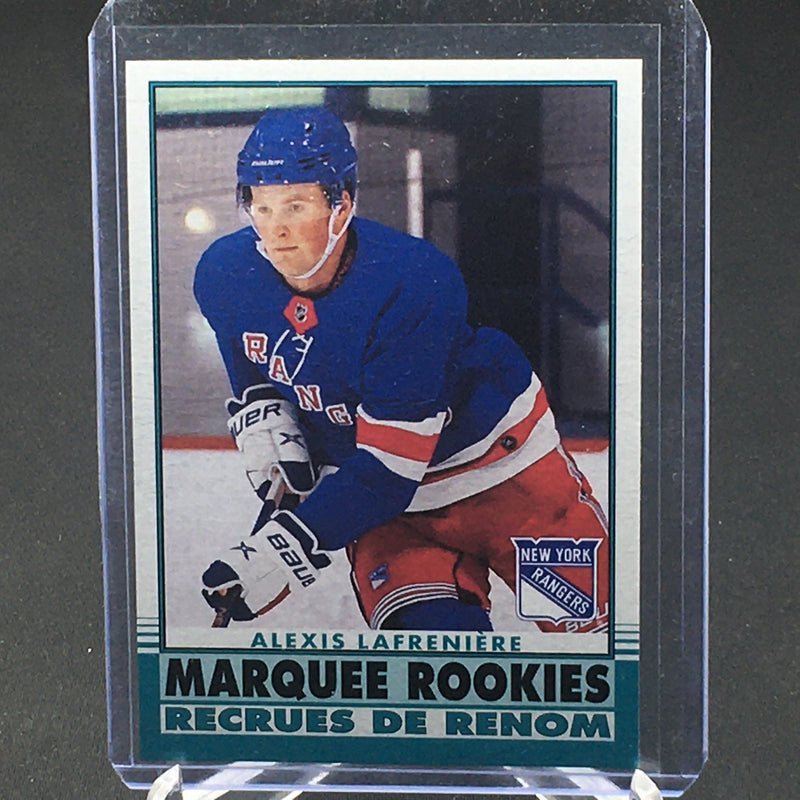 2020 UPPER DECK O-PEE-CHEE - BLUE - MARQUEE ROOKIES - A. LAFRENIERE -
