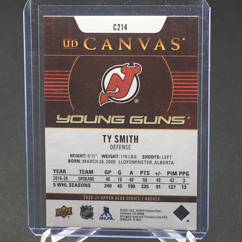 2020 UPPER DECK SERIES TWO - UD CANVAS - YOUNG GUNS - T. SMITH -