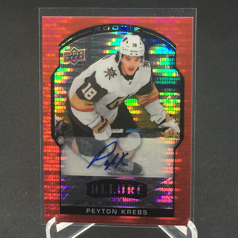 2020 UPPER DECK ALLURE - RED RAINBOW - P. KREBS - #96 - #'D/299 - AUTOGRAPH - RC