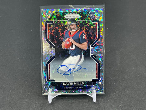 2021 PANINI PRIZM - NO HUDDLE DISCO PRIZM - D. MILLS - #352 - AUTOGRAPH - RC