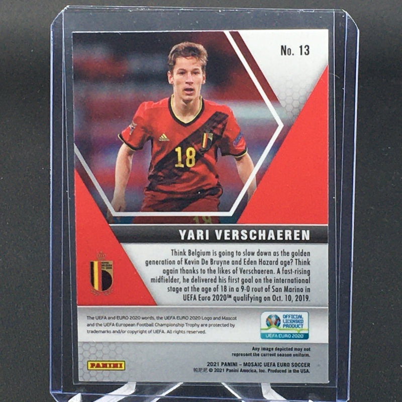 2021 PANINI MOSAIC - Y. VERSCHAEREN -