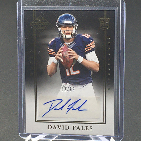 2014 PANINI LIMITED - D. FALES - #115 - #'D/99 - AUTOGRAPH - RC