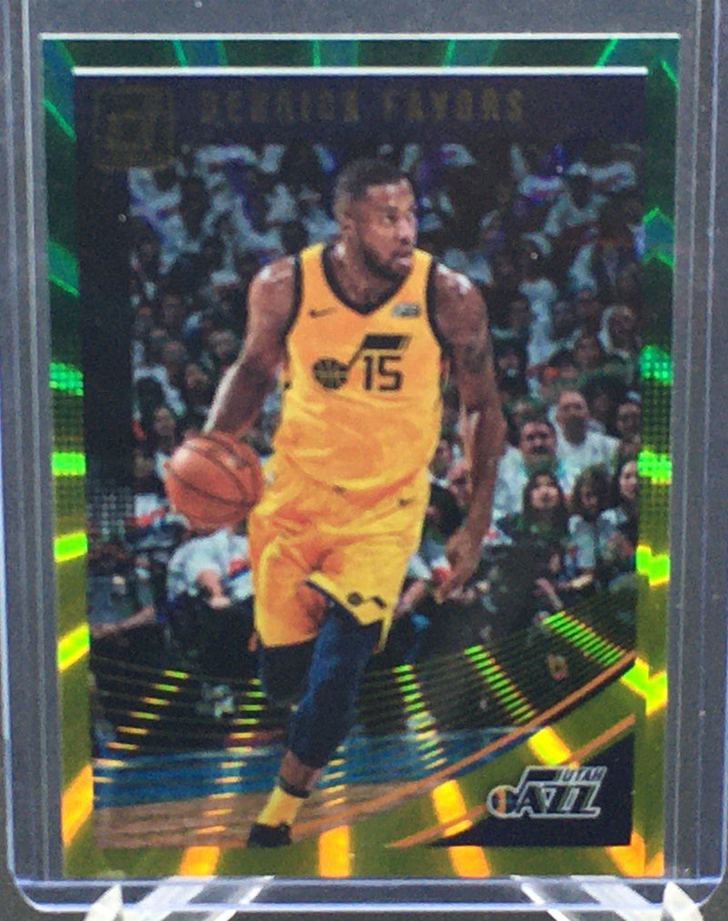 2018 PANINI DONRUSS - YELLOW/GREEN LASER - D. FAVORS -