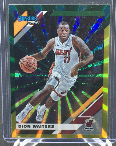 2019 PANINI DONRUSS - D. WAITERS - #112 - GREEN/YELLOW LASER