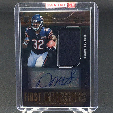 2019 PANINI ILLUSIONS - FIRST IMPRESSIONS - D. MONTGOMERY - #110 - #'D/125 - RELIC - AUTOGRAPH - RC