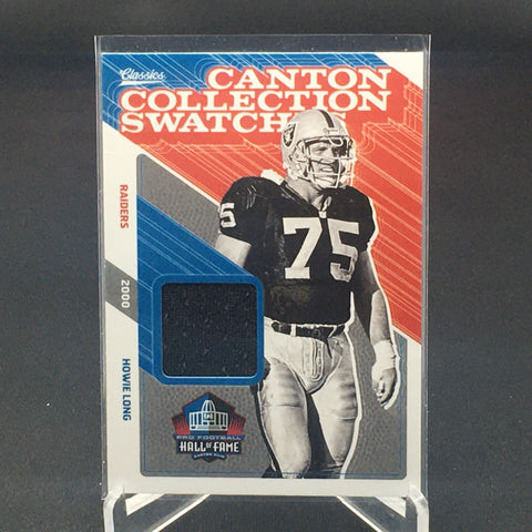 2018 PANINI CLASSICS - CANTON COLLECTION SWATCHES - H. LONG - #5 - RELIC