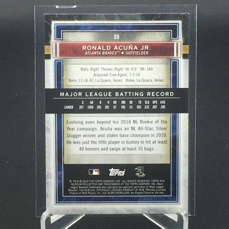 2020 TOPPS MUSEUM COLLECTION - R. ACUNA JR. -