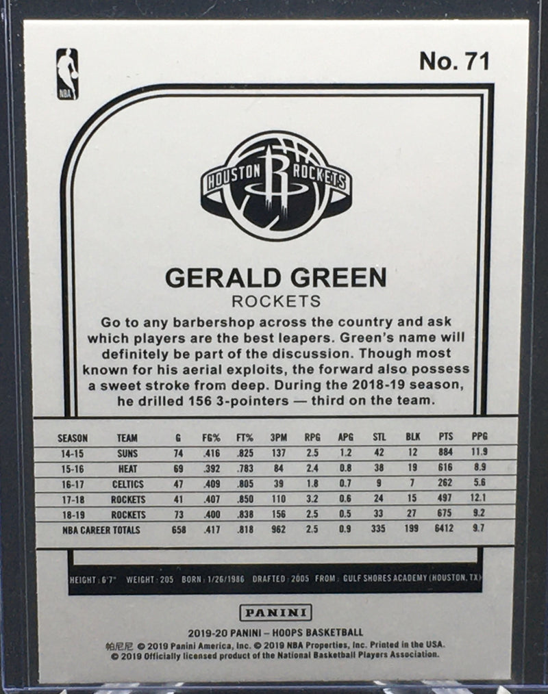 2019 PANINI HOOPS - G. GREEN -