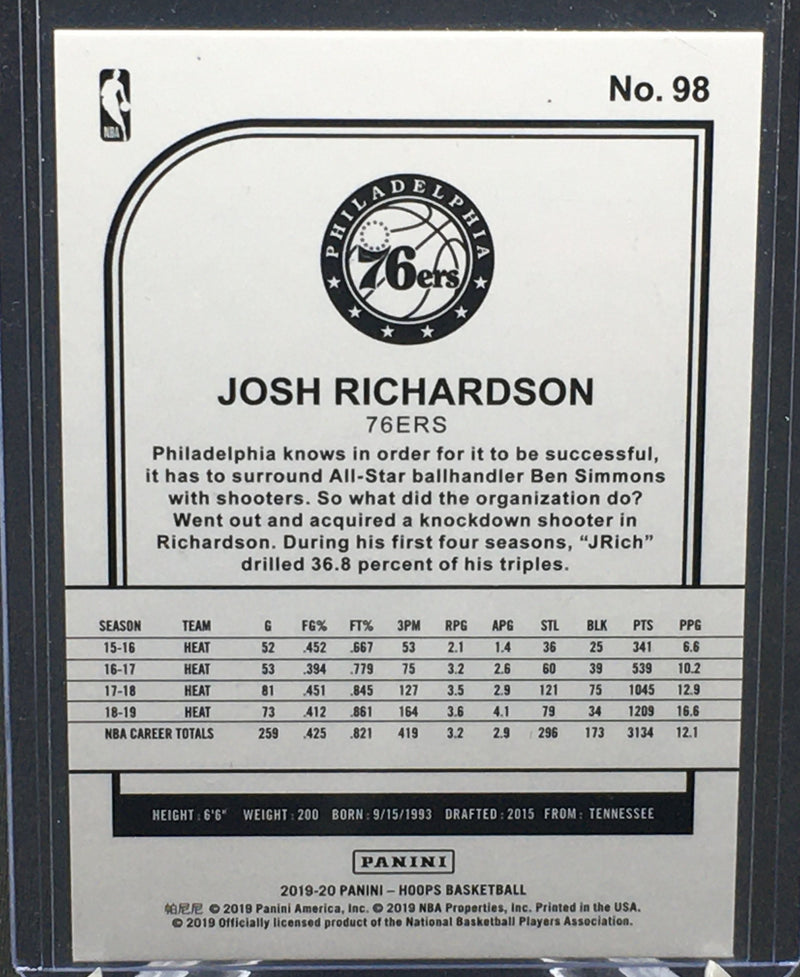 2019 PANINI HOOPS - J. RICHARDSON -