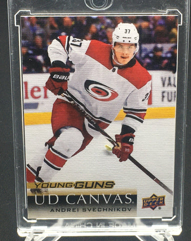 2018 UPPER DECK SERIES ONE - UD CANVAS - YOUNG GUNS - A. SVECHNIKOV - #C119 - RC