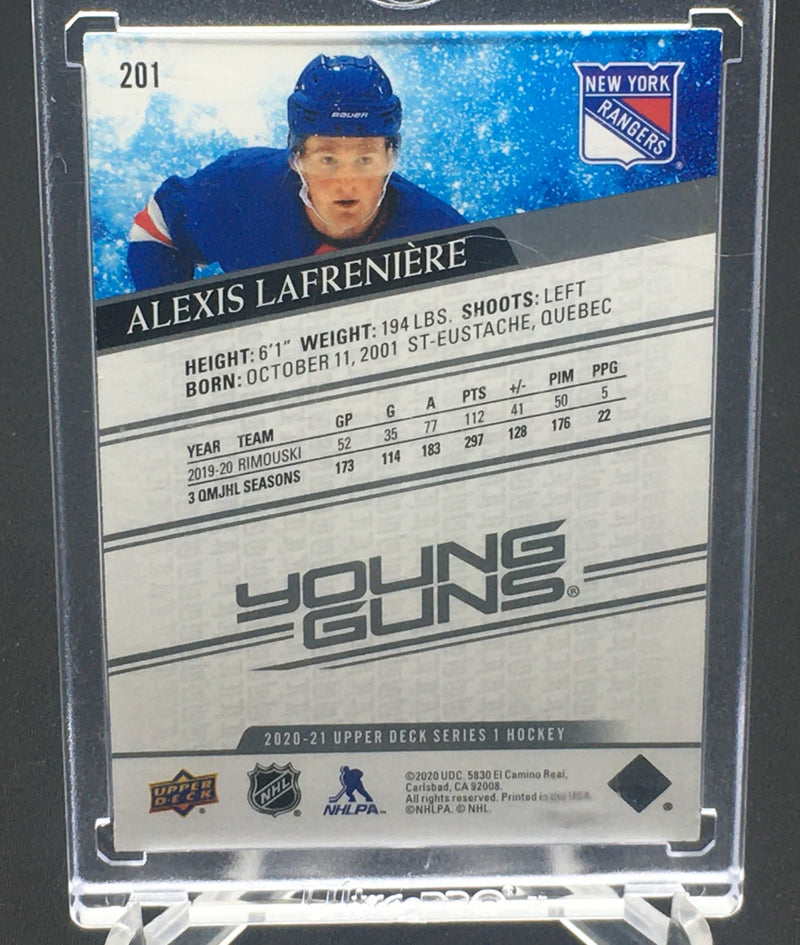 2020 UPPER DECK SERIES ONE - YOUNG GUNS - A. LAFRENIERE -