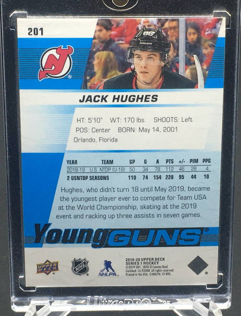 2019 UPPER DECK SERIES oNE - YOUNG GUNS - J. HUGHES -