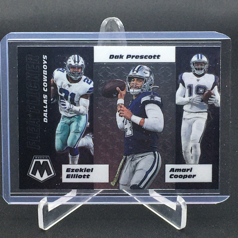 2020 PANINI MOSAIC - FLEA FLICKER - E. ELLIOTT/ D. PRESCOTT/ A. COOPER -