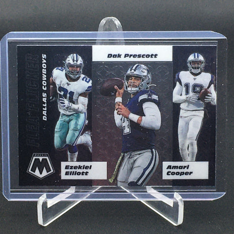 2020 PANINI MOSAIC - FLEA FLICKER - E. ELLIOTT/ D. PRESCOTT/ A. COOPER - #FF5