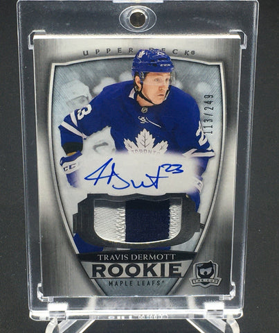 2018 UPPER DECK THE CUP - ROOKIE - T. DERMOTT - #101 - #'D/249 - RELIC - AUTOGRAPH