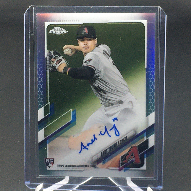 2021 TOPPS CHROME - REFRACTOR - A. YOUNG - #RA-AY - #'D/499 - AUTOGRAPH - RC