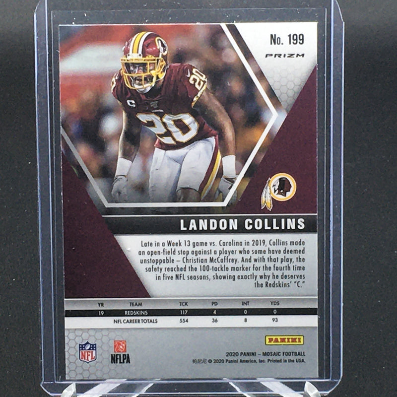 2020 PANINI MOSAIC - SILVER PRIZM - L. COLLINS -