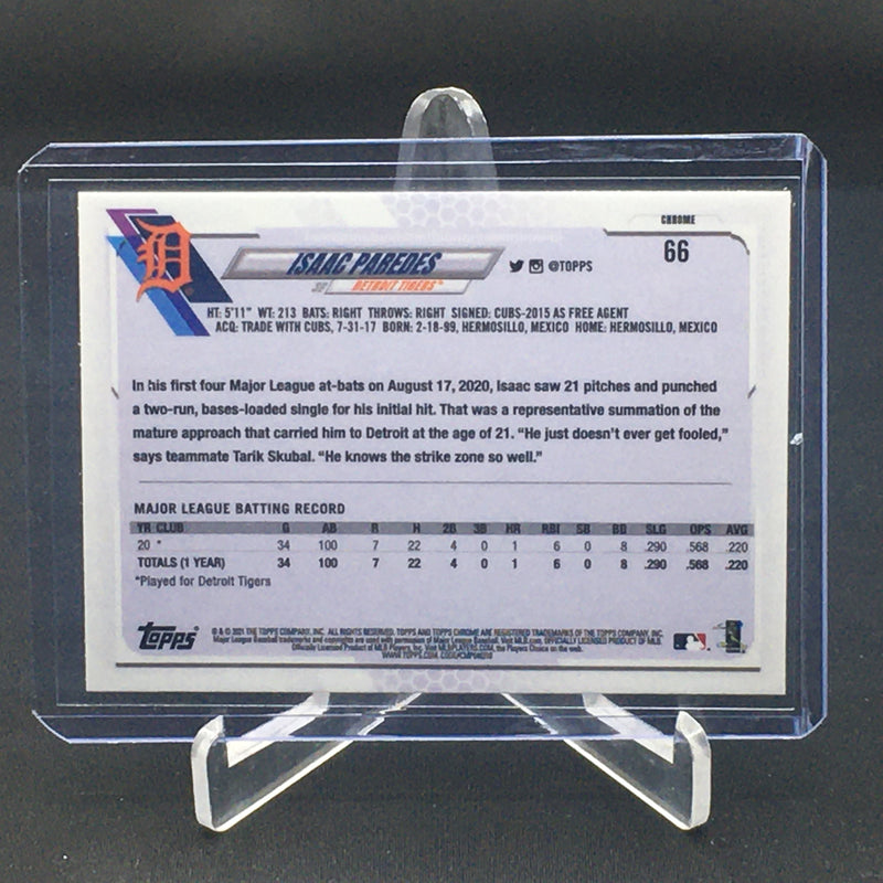 2021 TOPPS CHROME - J. CRONENWORTH -