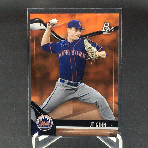2021 TOPPS BOWMAN PLATINUM - ORANGE REFRACTOR - J. GINN - #TOP-57 - #'D/25