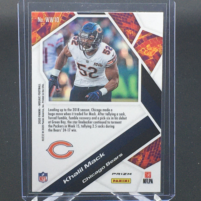 2020 PANINI MOSAIC - WILL TO WIN - K. MACK -