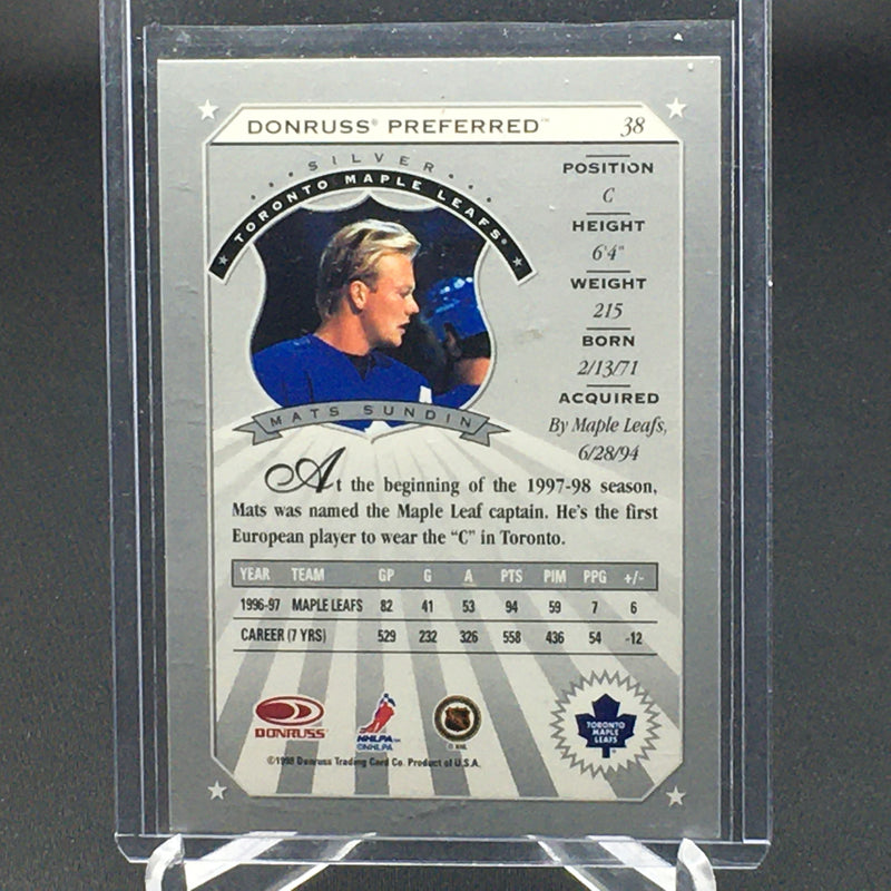 1998 DONRUSS PREFERRED - SILVER - M. SUNDIN -