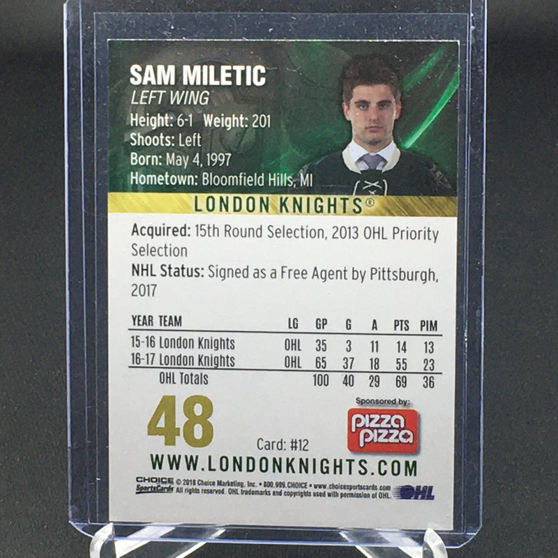 2018 CHOICE - LONDON KNIGHTS - S. MILETIC -