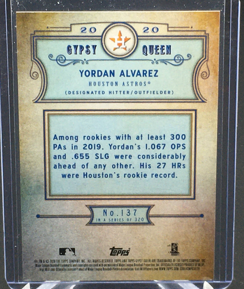 2020 TOPPS GYPSY QUEEN CHROME - Y. ALVAREZ -