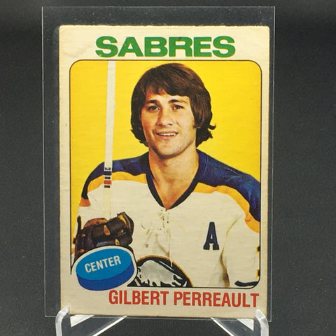 1975 O-PEE-CHEE - SABRES - G. PERREAULT - #10