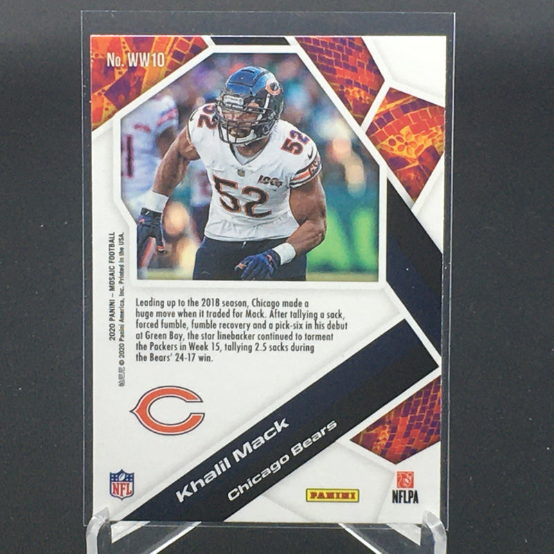 2020 PANINI MOSAIC - WILL TO WIN - K. MACK -