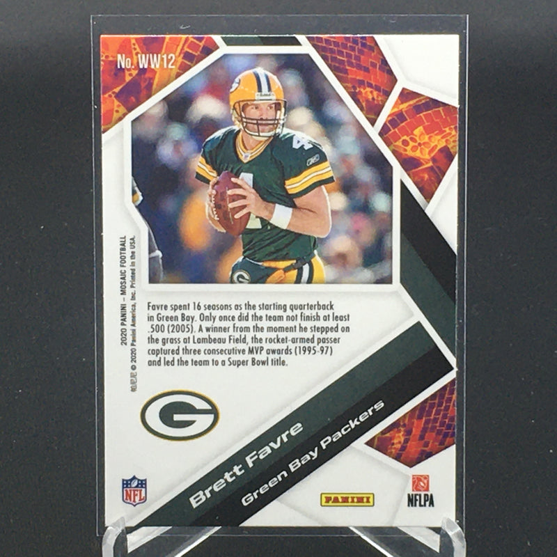 2020 PANINI MOSAIC - WILL TO WIN - B. FAVRE -