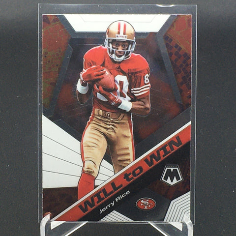 2020 PANINI MOSAIC - WILL TO WIN - J. RICE - #WW14