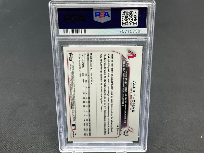 2022 TOPPS CHROME UPDATE - PURPLE REFRACTOR - A. THOMAS -