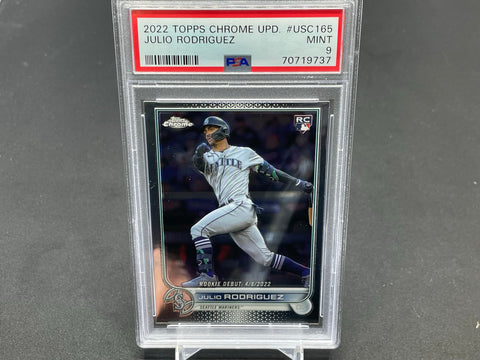 2022 TOPPS CHROME UPDATE - J. RODRIGUEZ - #USC165 - PSA 9 - RC