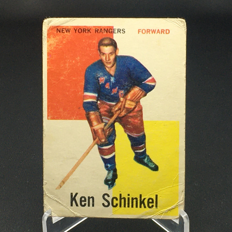 1960 TOPPS - NEW YORK RANGERS - K. SCHINKEL