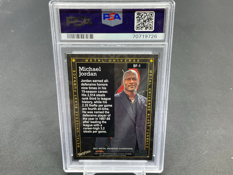 2021 UPPER DECK SKYBOX METAL UNIVERSE - BLAST FURNACE - M. JORDAN -