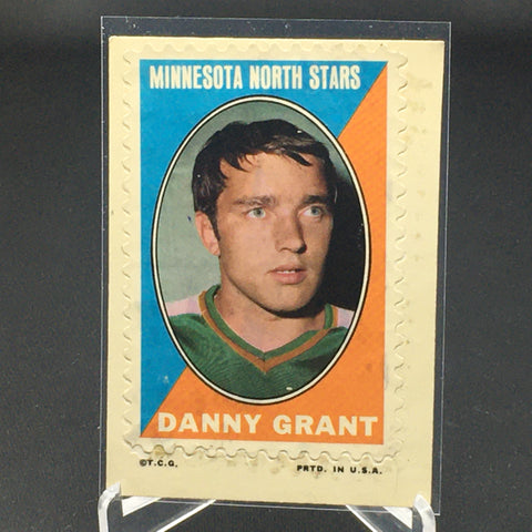1970 O-PEE-CHEE STAMP STICKER - MINNESOTA NORTH STARS - D. GRANT