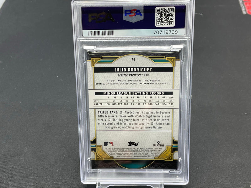 2022 TOPPS TRIPLE THREADS - J. RODRIGUEZ -