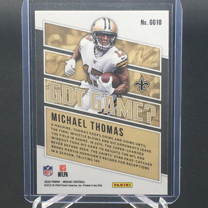 2020 PANINI MOSAIC - GOT GAME - M. THOMAS -