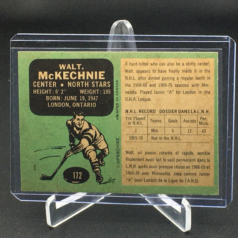 1970 O-PEE-CHEE - W. MCKECHNIE -