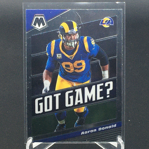 2020 PANINI MOSAIC - GOT GAME - A. DONALD - #GG13