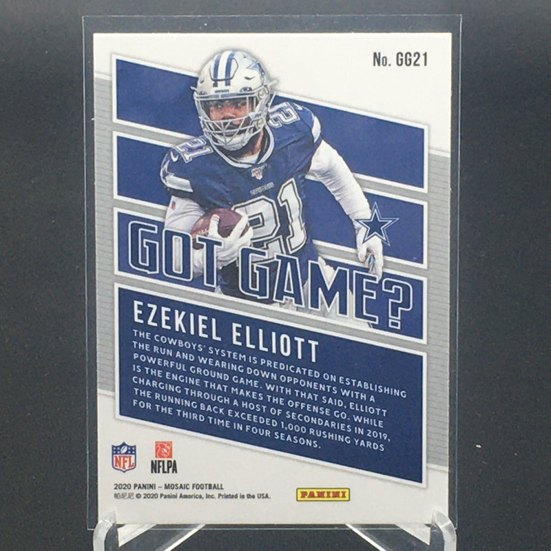 2020 PANINI MOSAIC - GOT GAME - E. ELLIOTT -