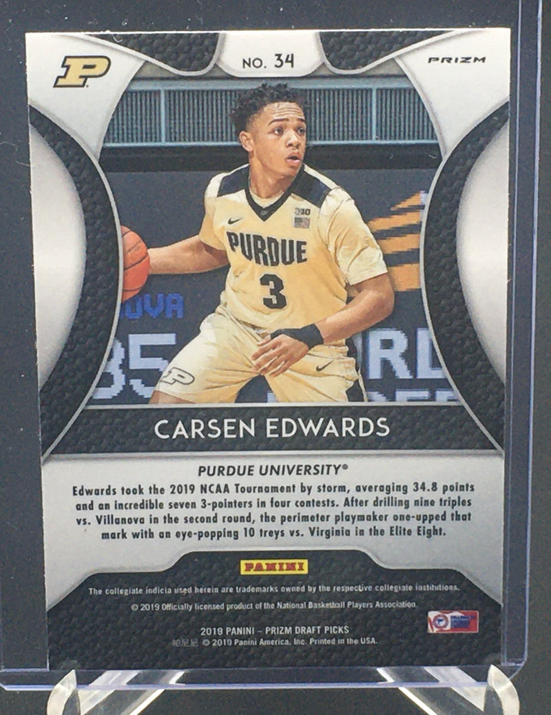 2019 PANINI PRIZM DRAFT PICKS - C. EDWARDS -