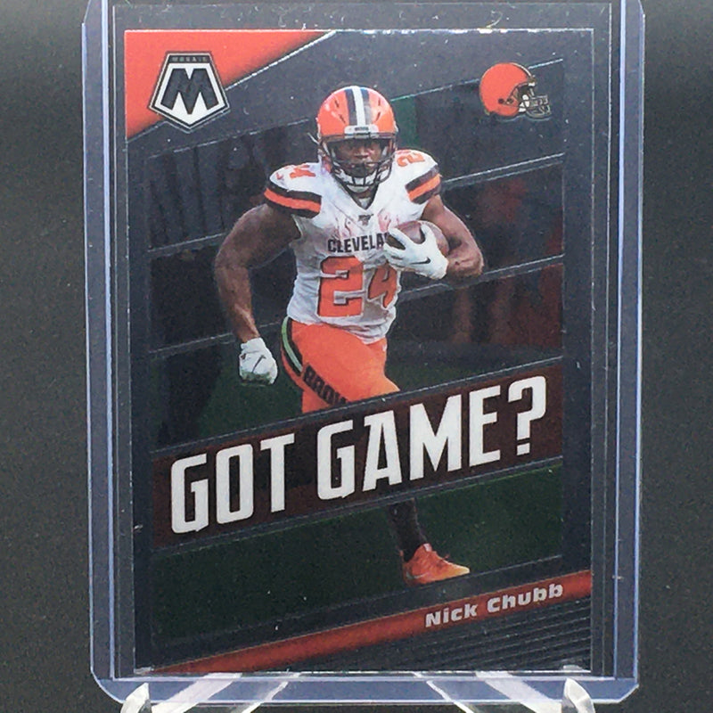 2020 PANINI MOSAIC - GOT GAME - N. CHUBB -