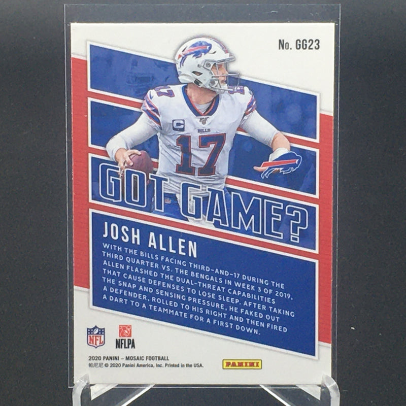 2020 PANINI MOSAIC - GOT GAME - J. ALLEN -