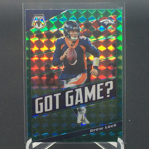 2020 PANINI MOSAIC - GREEN PRIZM - GOT GAME - D. LOCK - #GG20
