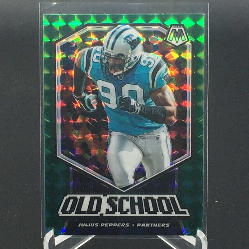 2020 PANINI MOSAIC - GREEN PRIZM - OLD SCHOOL - J. PEPPERS -