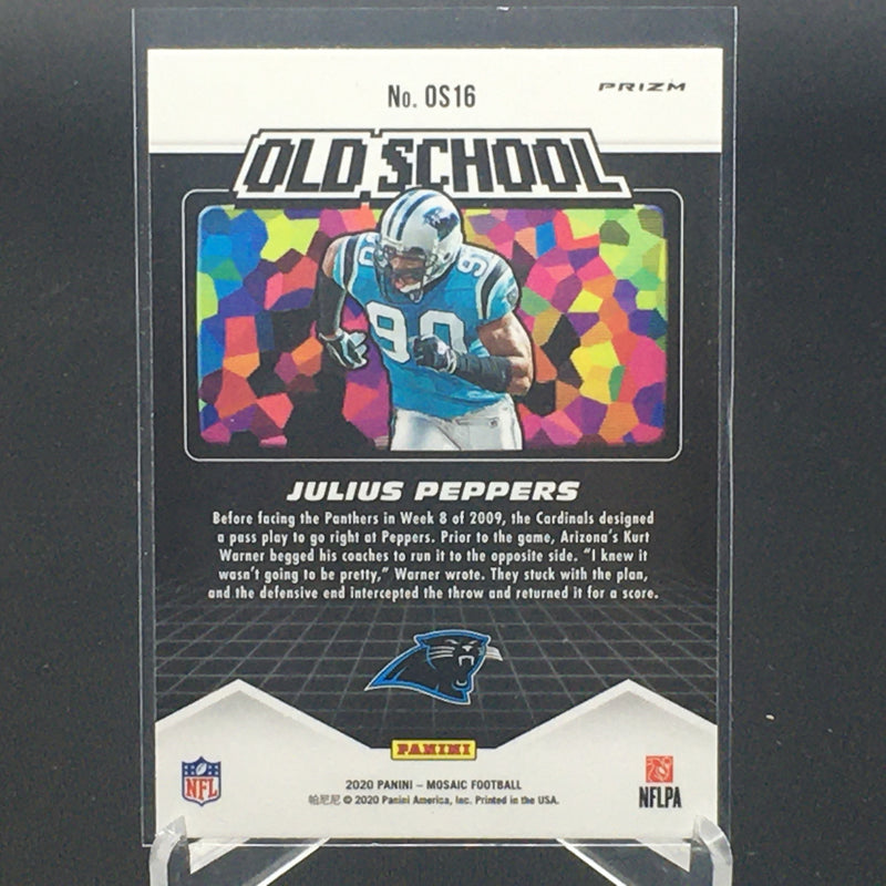 2020 PANINI MOSAIC - GREEN PRIZM - OLD SCHOOL - J. PEPPERS -