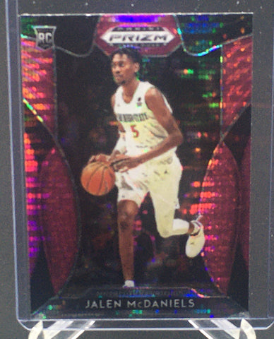2019 PANINI PRIZM DRAFT PICKS - J. MCDANIELS - #54 - PINK PULSAR - RC