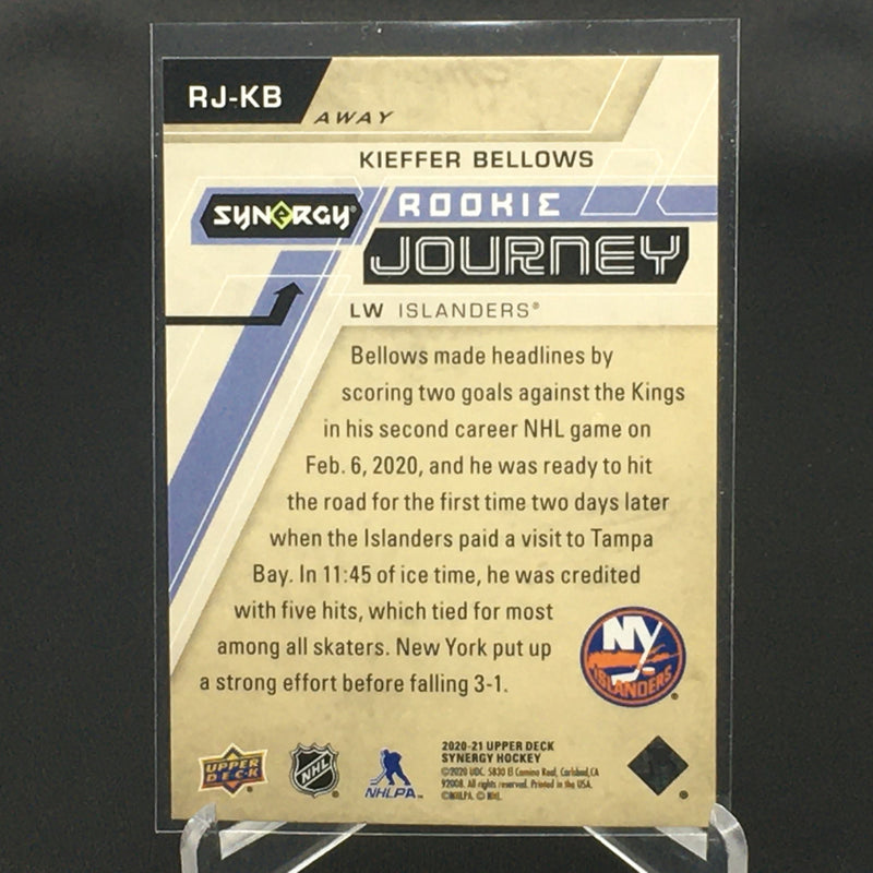 2020 UPPER DECK SYNERGY - ROOKIE JOURNEY - K. BELLOWS - #RJ-KB - #'D/899 - RC